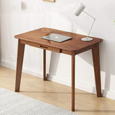 ONIJA Wooden Study Table for Students Laptop Office Desk Workstation Writing Tables for Study Room Home Wooden Furniture for Study Room 86*50*75 cm